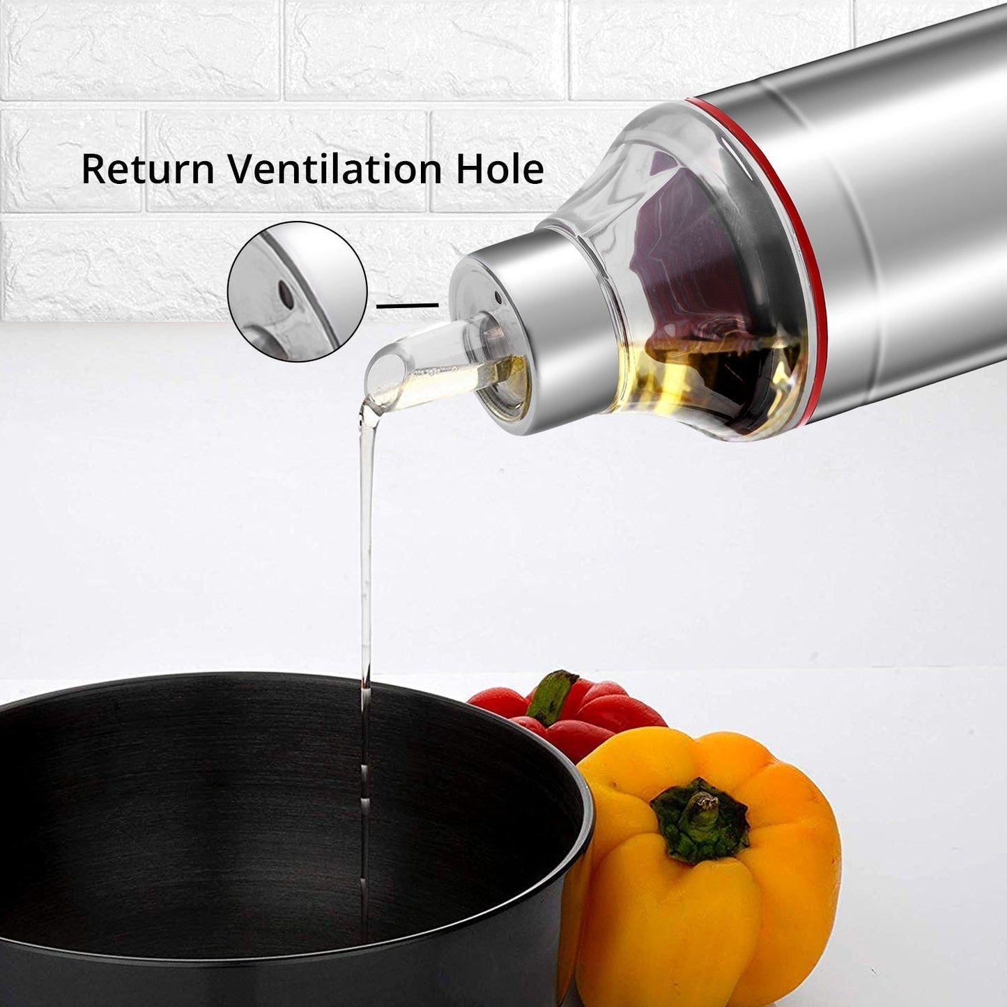 Stainless Steel OIL DISPENSER 1000 ML (BUY 1 GET 1 FREE) š„