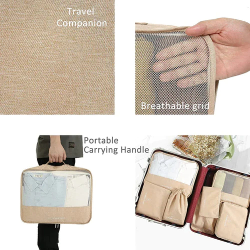 Packing Cubes for Travel | (Pack Of 6)