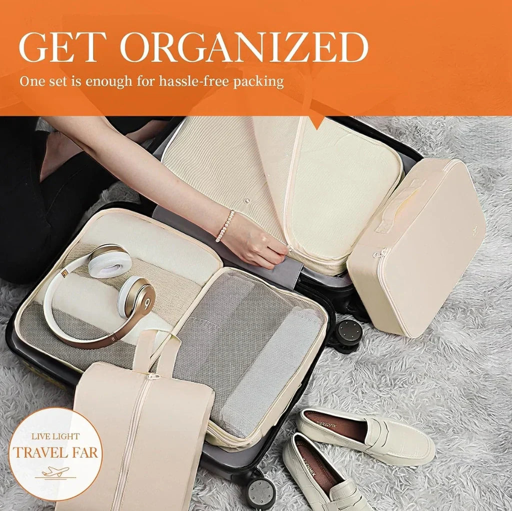 Packing Cubes for Travel | (Pack Of 6)