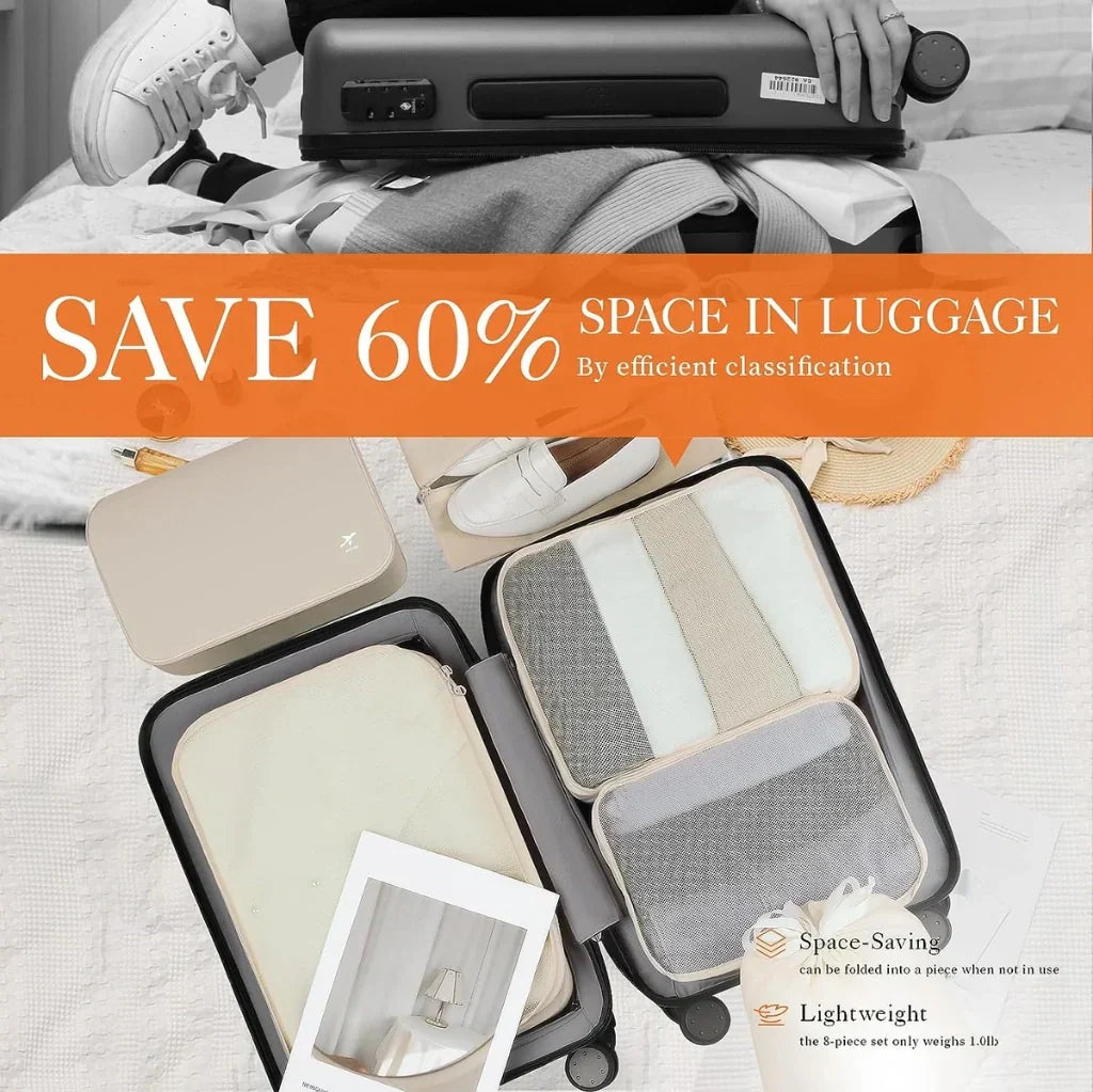 Packing Cubes for Travel | (Pack Of 6)
