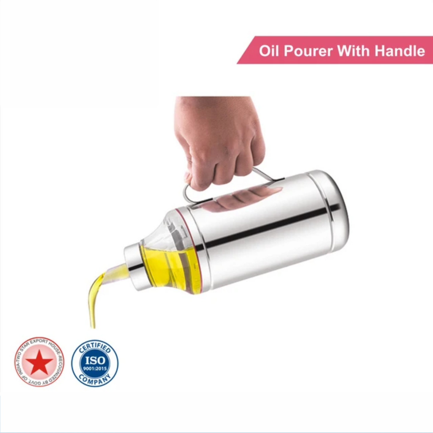 Stainless Steel OIL DISPENSER 1000 ML (BUY 1 GET 1 FREE) š„