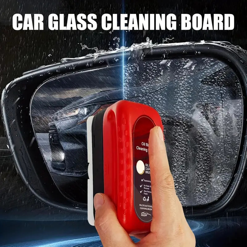 Car Glass Oil Cleaner - Buy 1 Get 1 Free 😍