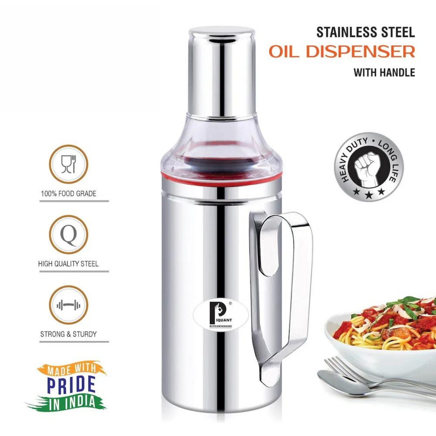Stainless Steel OIL DISPENSER 1000 ML (BUY 1 GET 1 FREE) š„