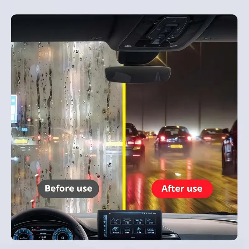 Car Glass Oil Cleaner - Buy 1 Get 1 Free 😍