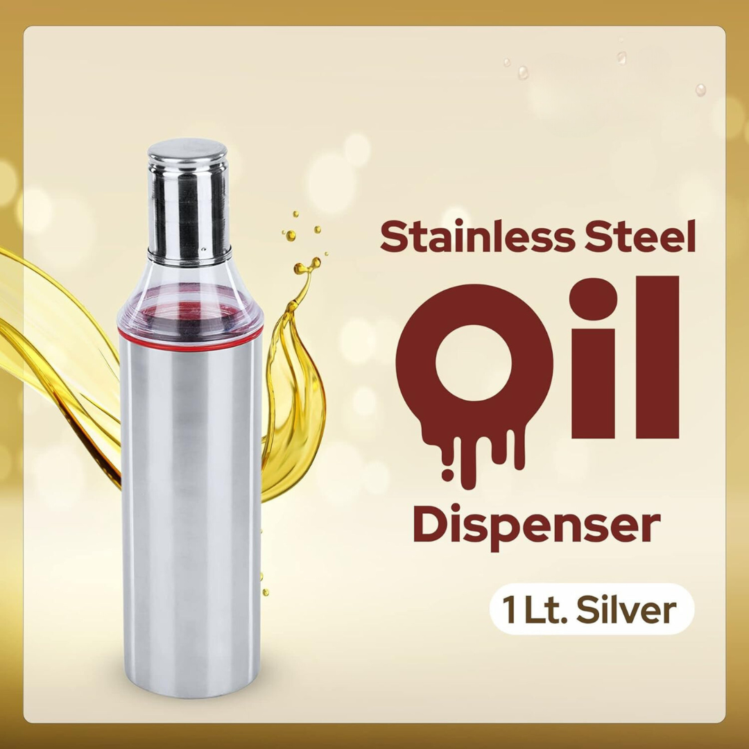 Stainless Steel OIL DISPENSER 1000 ML (BUY 1 GET 1 FREE) š„