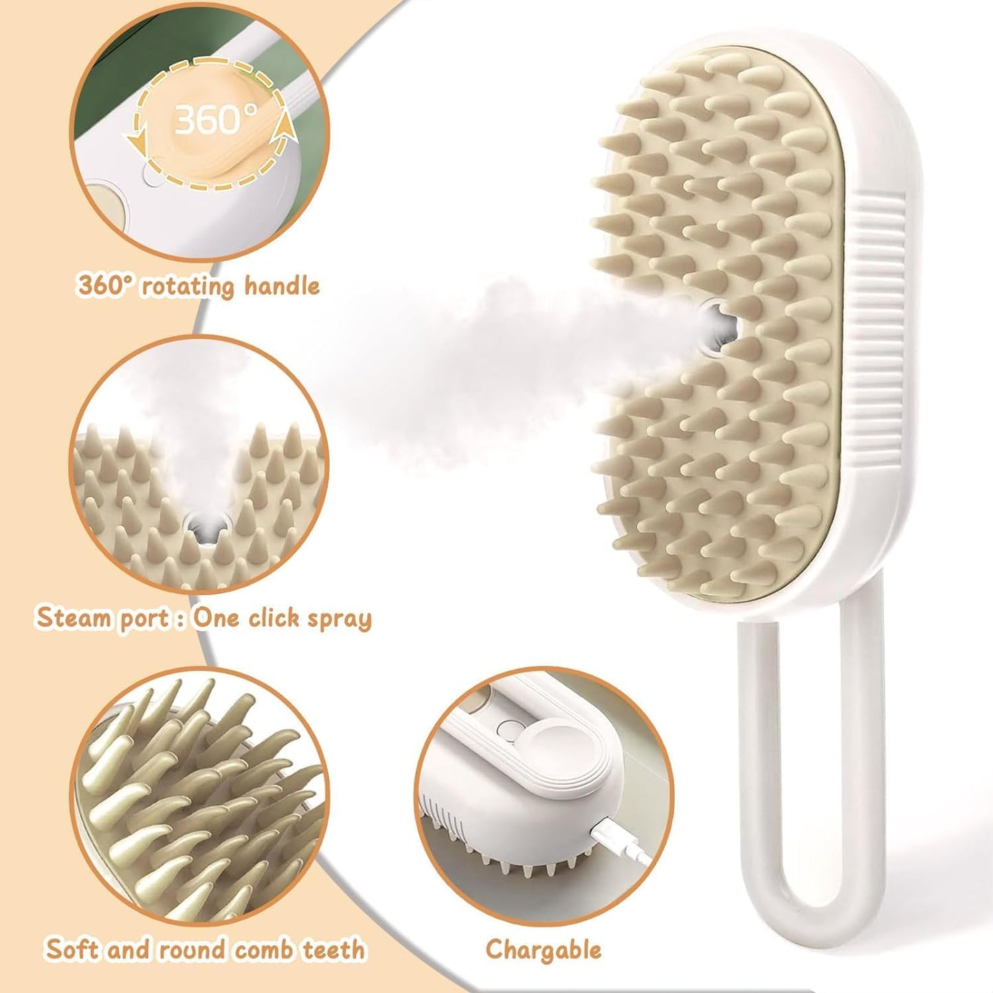 3 in 1 Pet Hair Removal Comb - 50% OFF🔥