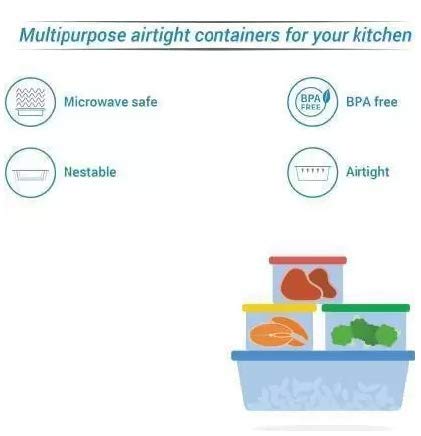 Air Tight Container - Pack of 6