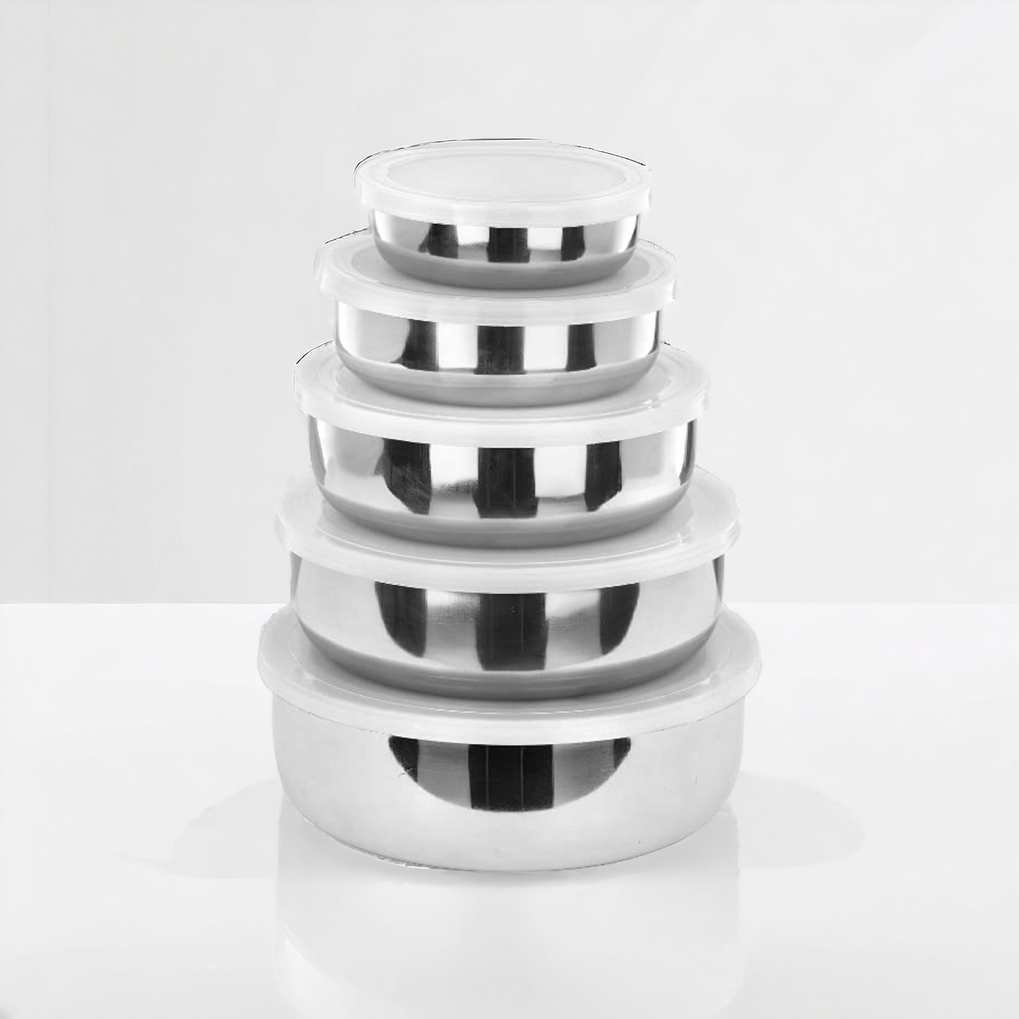 Stainless Steel Kitchen Bowl Set of 5 Pcs