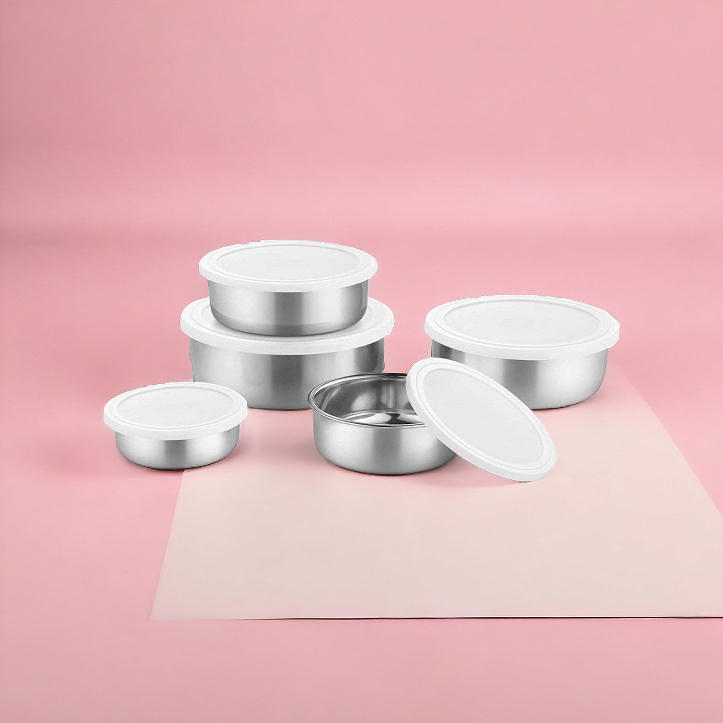 Stainless Steel Kitchen Bowl Set of 5 Pcs