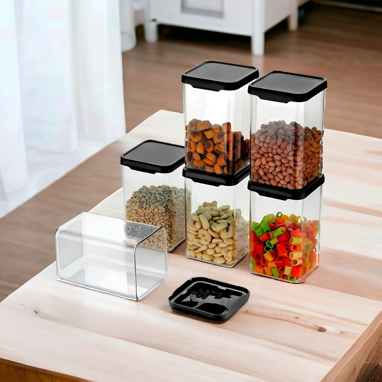 Air Tight Container 1100 ML - Pack of 6